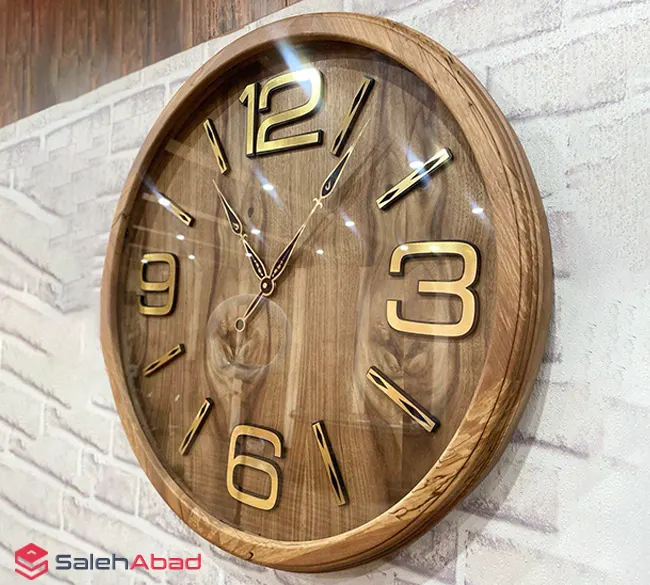 فروش عمده ساعت دیواری چوبی مدل پاشا