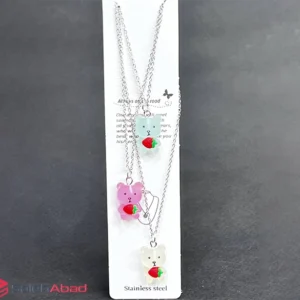 فروش عمده ست گردنبند طرح خرس شب تاب