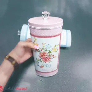 فروش عمده قوطی فلزی استوانه درب الماسی