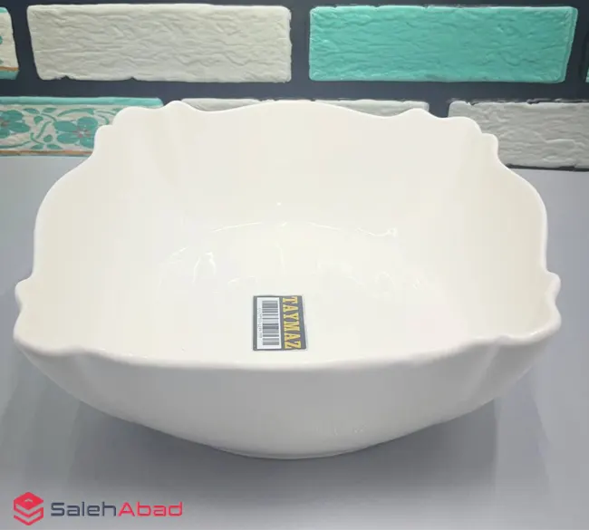 فروش عمده کاسه سرامیکی لبه کنگره