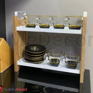 فروش عمده استند دو طبقه مستطیلی کف فلزی