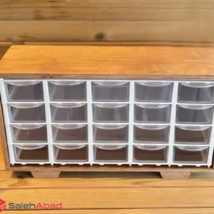 فروش عمده باکس چوبی ادویه 20 کشو