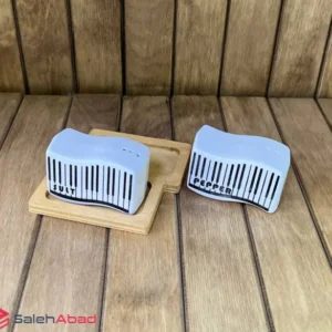 فروش عمده ست نمکدان سرامیکی طرح پیانو