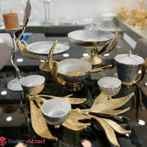 فروش عمده ست پذیرایی آلومینیوم طرح برگ