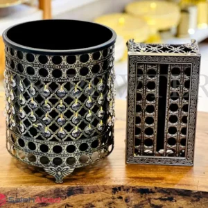 فروش عمده ست جا دستمال کاغذی و سطل پیوتر