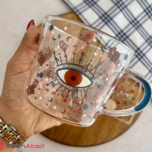 فروش عمده ماگ پیرکس طرح چشم