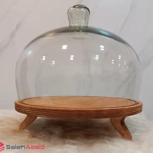 فروش عمده ظرف کیک خوری سه پایه چوبی