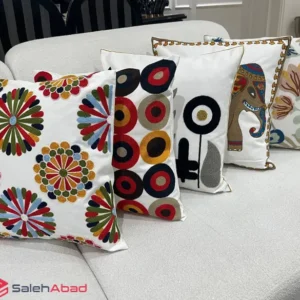 فروش عمده کوسن مبل مربعی طرح دار