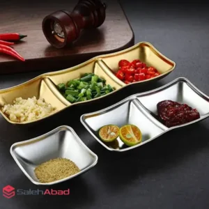 فروش عمده ظرف اردو خوری استیل دفرمه