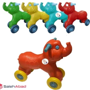 فروش عمده فیل پلاستیکی چهار چرخ