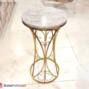 فروش عمده میز کنار سالنی فلزی مدل پیچک