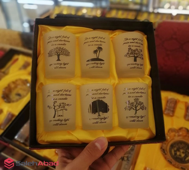 فروش عمده فنجان مات طرح درخت 6 تایی