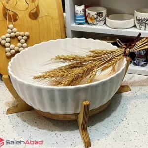 فروش عمده کاسه سالاد خوری زیر چوبی