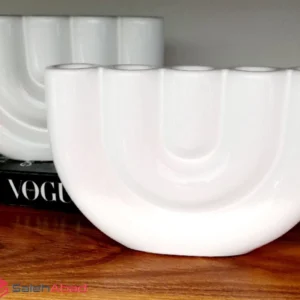 فروش عمده جاشمعی سرامیکی رنگین کمان
