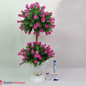 فروش عمده گلدان شمشاد مصنوعی دو کوپه