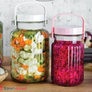 فروش عمده بانکه ترشی شیشه ای 3 لیتری