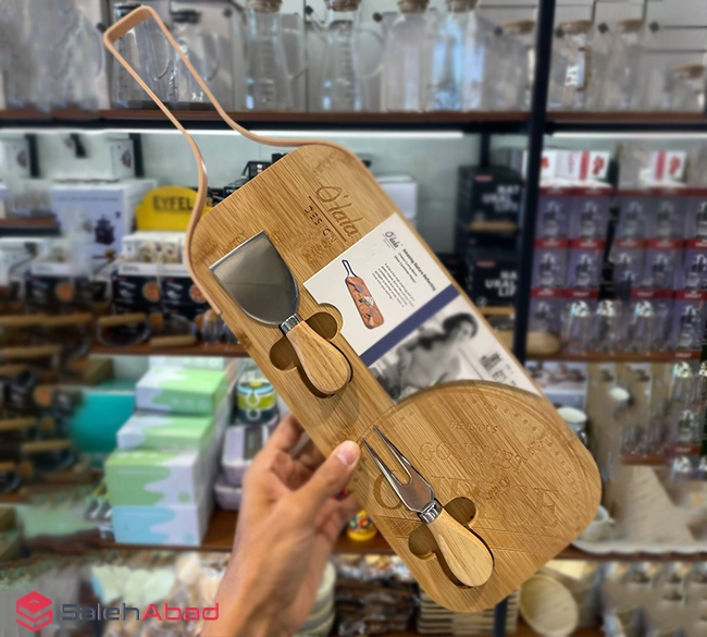 فروش عمده تخته سرو با کارد و چنگال