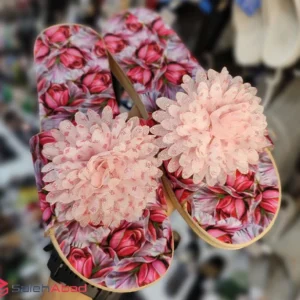 فروش عمده دمپایی پلاستیکی گلدار