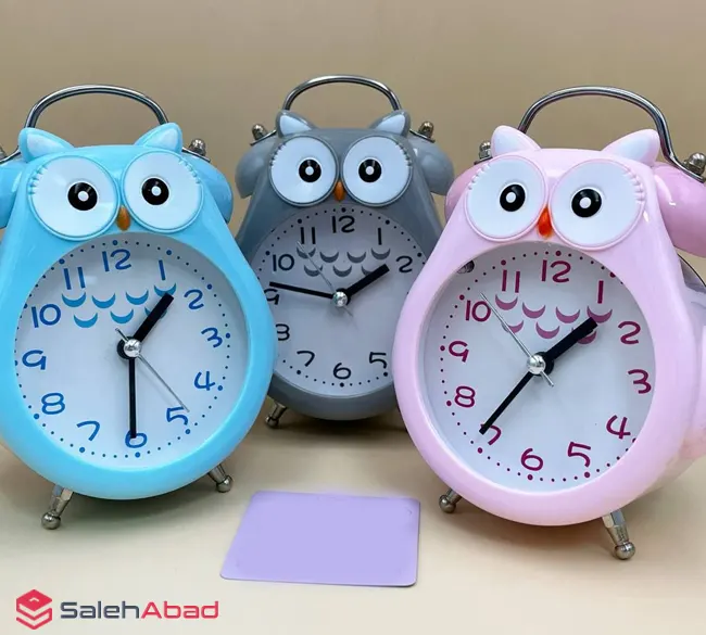 فروش عمده ساعت رومیزی کودک جغد