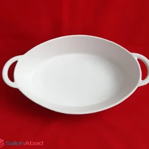 فروش عمده تابه چینی بیضی دسته دار