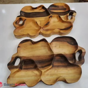 فروش عمده اردو خوری چوبی دسته دار دفرمه