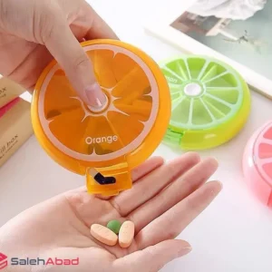 فروش عمده جعبه قرص چرخشی طرح میوه ای