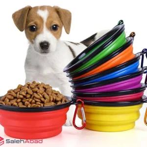 فروش عمده ظرف آب و غذا سیلیکونی تاشو حیوانات