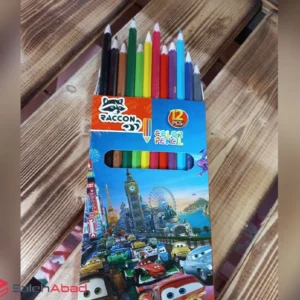 فروش عمده مداد رنگی 12 رنگ راکون