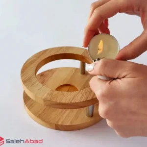فروش عمده پایه وارمر قوری چوبی