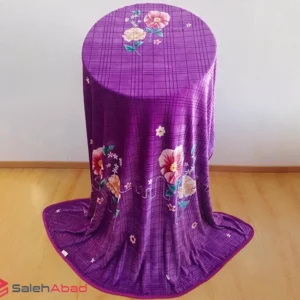 فروش عمده پتو دونفره مخمل طرح گلدار