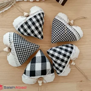 فروش عمده آویز پارچه ای مدل قلبی