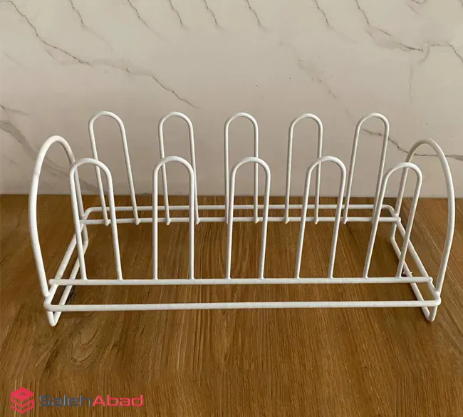فروش عمده استند نگهدارنده بشقاب فلزی رومیزی