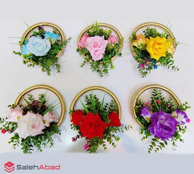 فروش عمده حلقه گل تزیینی پشت دری