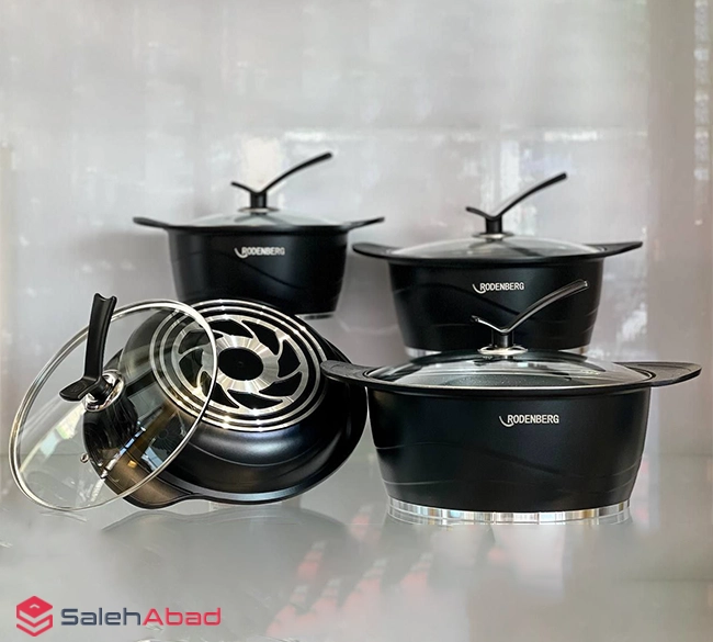 فروش عمده سرویس قابلمه 8 پارچه رودنبرگ