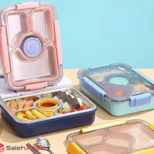 فروش عمده ظرف غذا داخل استیل 4 خانه