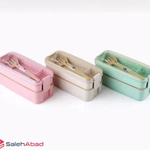 فروش عمده ظرف غذا دو طبقه لانچ باکس