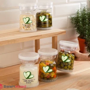 فروش عمده ظرف نگهداری ترشی ساعت شنی