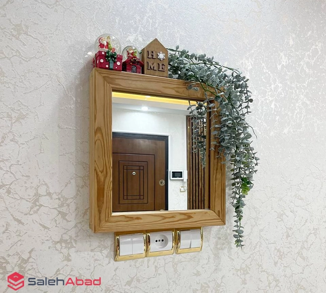 فروش عمده باکس فیوز برق چوبی آینه دار