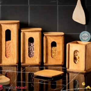 فروش عمده ست بانکه چوبی 4 تایی