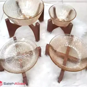 فروش عمده ست پذیرایی سولو پایه چوبی
