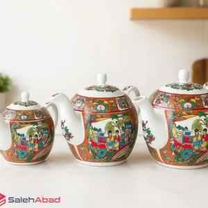 فروش عمده قوری دمنوش طرح دختر چینی