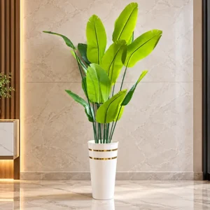 فروش عمده گلدان درختچه پرنده بهشتی مصنوعی