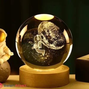 فروش عمده گوی کریستال طرح فضانورد