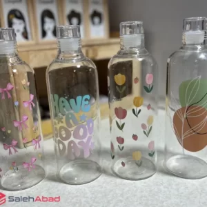 فروش عمده بطری نوشیدنی شیشه ای طرح دار