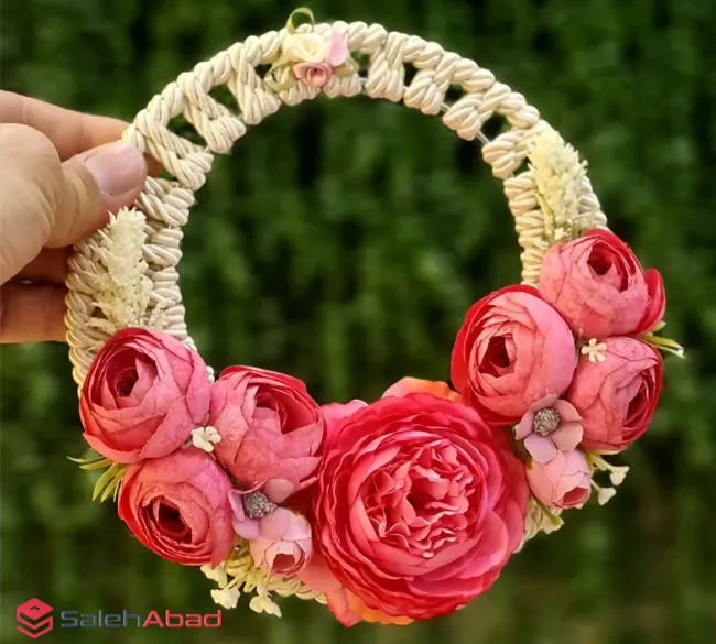 فروش عمده حلقه پشت دری گل مصنوعی