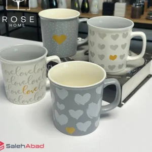 فروش عمده ماگ سرامیکی دسته دار قلبی
