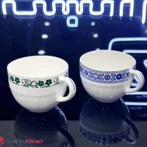 فروش عمده فنجان کاپوچینو خوری طرح دار