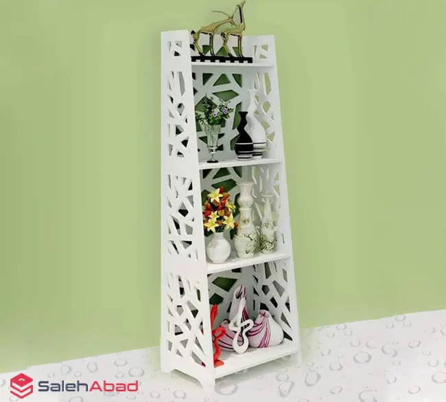 فروش عمده استند دکوری 4 طبقه PVC
