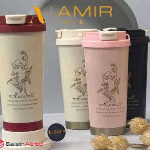 فروش عمده تراول ماگ طرح گلدار 500 میل