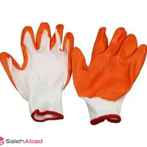 فروش عمده دستکش کار نارنجی ژله ای